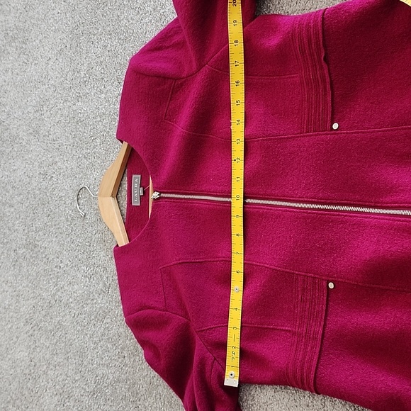 LAURA Soft Zippered Wool Blend Jacket Sz 8 - Picture 6 of 6